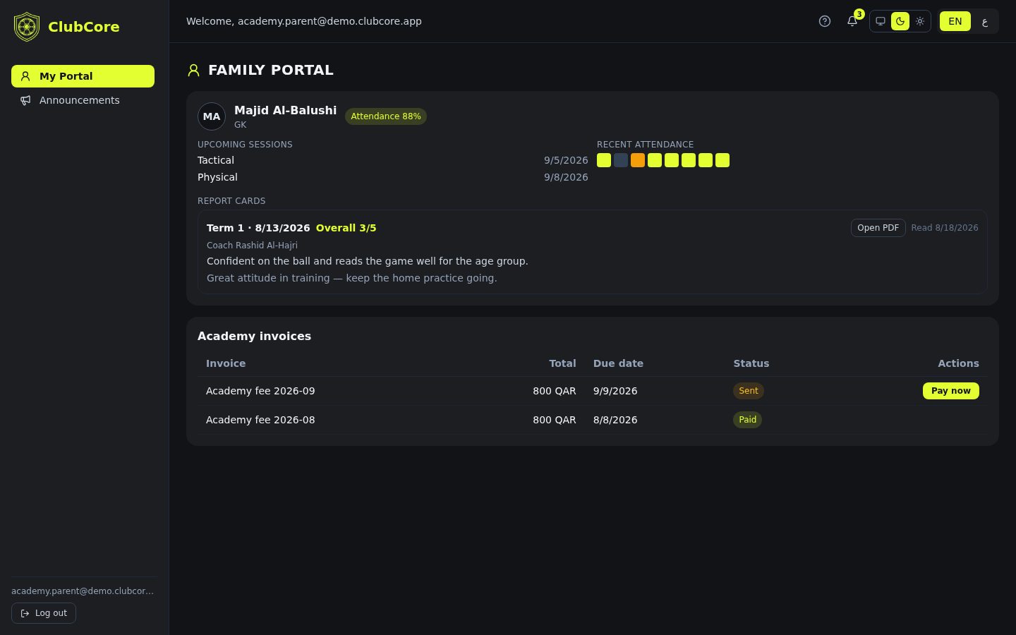 The parent app